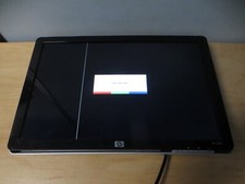 HP w1907v monitor LCD schermo piatto 19 pollici LINEA SU SCHERMO NO SUPPORTO FUNZIONA