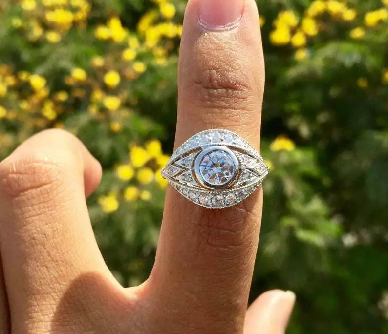 Edwardian hotsell ring setting