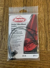Berkley Steelon Wire Wound Leader 30 Lb Size 6