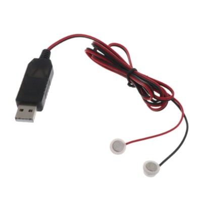 Rechargeable Lithium Battery USB Magnetic Charger Cord for 14500 16340 Batteries