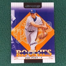 Jake Peavy San Diego Padres 2002 Donruss The Rookies ROOKIE card #26