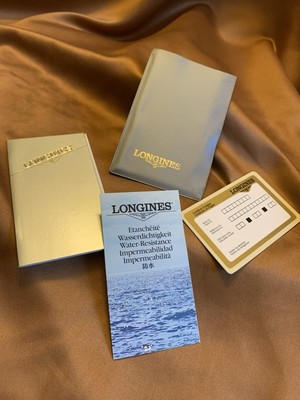 Longines 90 s Full Set Orologio Diver Warranty Garanzia Libretto Istruzioni