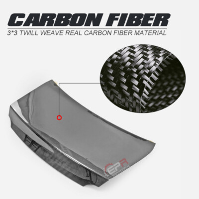 For 08-17 R35 GTR OE Dry Carbon Fiber Trunk Boot Lid (Double Side 2.4kg)