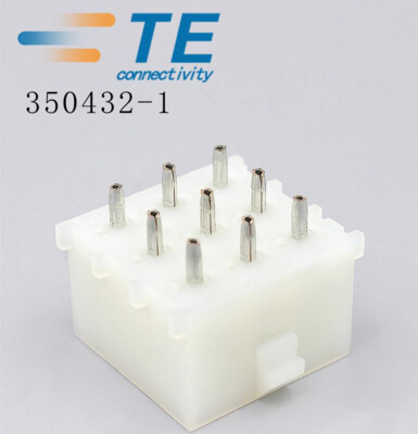 10pcs TE/AMP PCB Connector Board End 350432-1 Connector 9P Male Housing