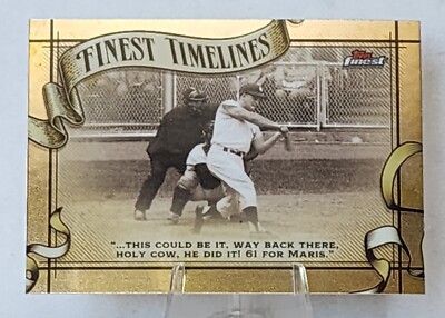 2024 Topps Finest (Finest Timelines) Roger Maris #FT-4