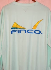 Denali Performance Apparel Finco. Long Sleeves 100% Microfiber Shirt Sz. L Mint