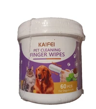 Kaifei Pet Cleaning Finger Wipes for dogs and cats