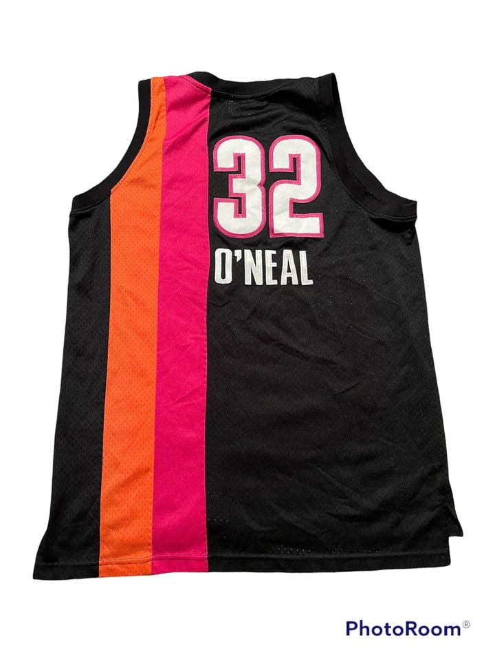 Reebok Miami Heat Floridians ABA 71 72 Throwback Shaq O Neal #32 Jersey Large L - Image 2 of 4