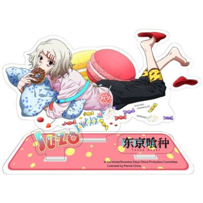 Official Tokyo Ghoul Juzo Suzuya Acrylic Stand 16*9CM Desk Ornaments Anime