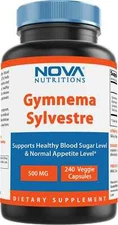 Nova Nutritions Gymnema Sylvestre 500mg 240 Veggie Capsules
