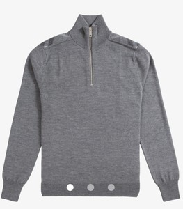 grey burberry sweater