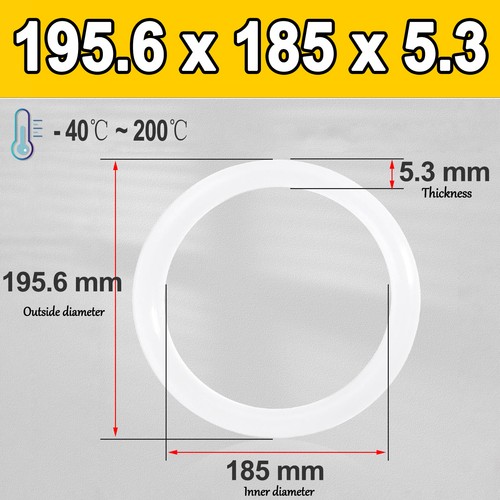 Metric VMQ Silicone Rubber O-Rings Seals 5.3mm Cross Section 18.5mm - 680mm ID - Picture 104 of 193