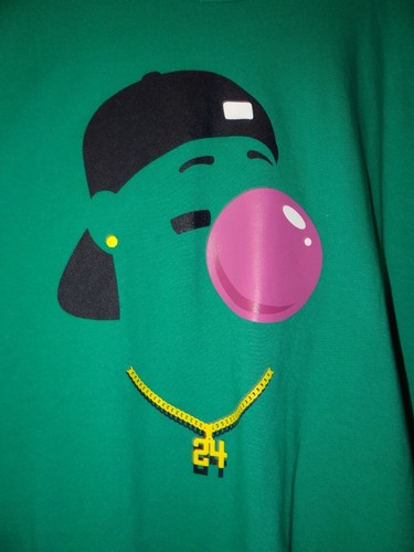 Ken Griffey Jr Baseballism T-Shirt Teal Bubble Gum The Kid #24 Men's sz XL NICE! - Picture 3 of 7