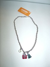 Gymboree Childs Necklace Christmas themed charms NWT