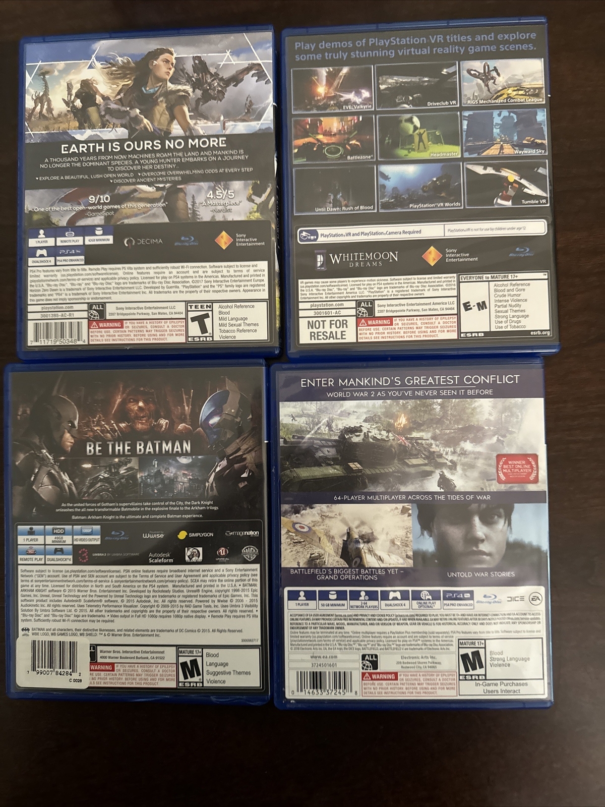 Sony Playstation 4 PS4 Lot of 19 Games Steelcase Marvel Assassins Creed eBay