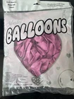 Silvertex 5 inch Rose RED macaroon Balloons - bag of 100 latex rubber party
