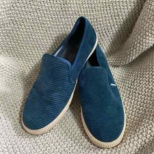 Blue Corduroy Tom  s, Size 6