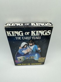 King of Kings: The Early Years - Nintendo NES - COMPLETE Black Box Variant Nice!