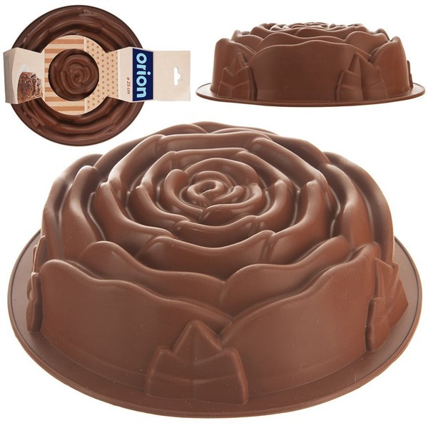 Silikonform Gugelhupfform Aus Silikon Kuchenform Napfkuchenform Rose 25 Cm-image