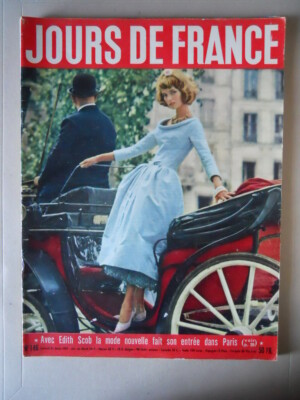 JOURS DE FRANCE Nr. 146 1957 Edith Scob - Französische Mode [VL3]