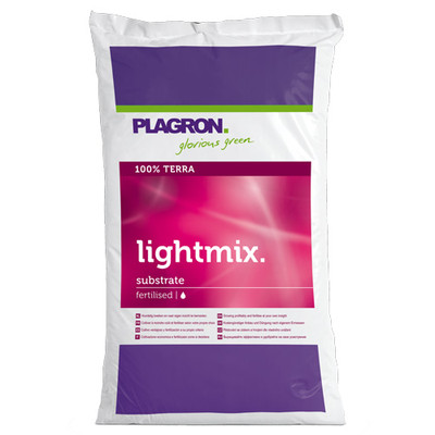 Plagron Light Mix 50L LightMix Pflanzerde mit Perlite Light-Mix minimal gedüngt