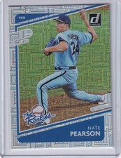 2021 Panini Donruss The ROOKIES Vector #TR6 Nate Pearson RC BLUE JAYS