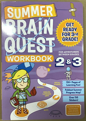 Summer Brain Quest: Between Grades 2 & 3 Paperback by Workman Publishing NEW