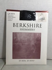 Berkshire Shimmers Pantyhose Plus 3X-4X Sheer Control Top Sandalfoot Style 4412