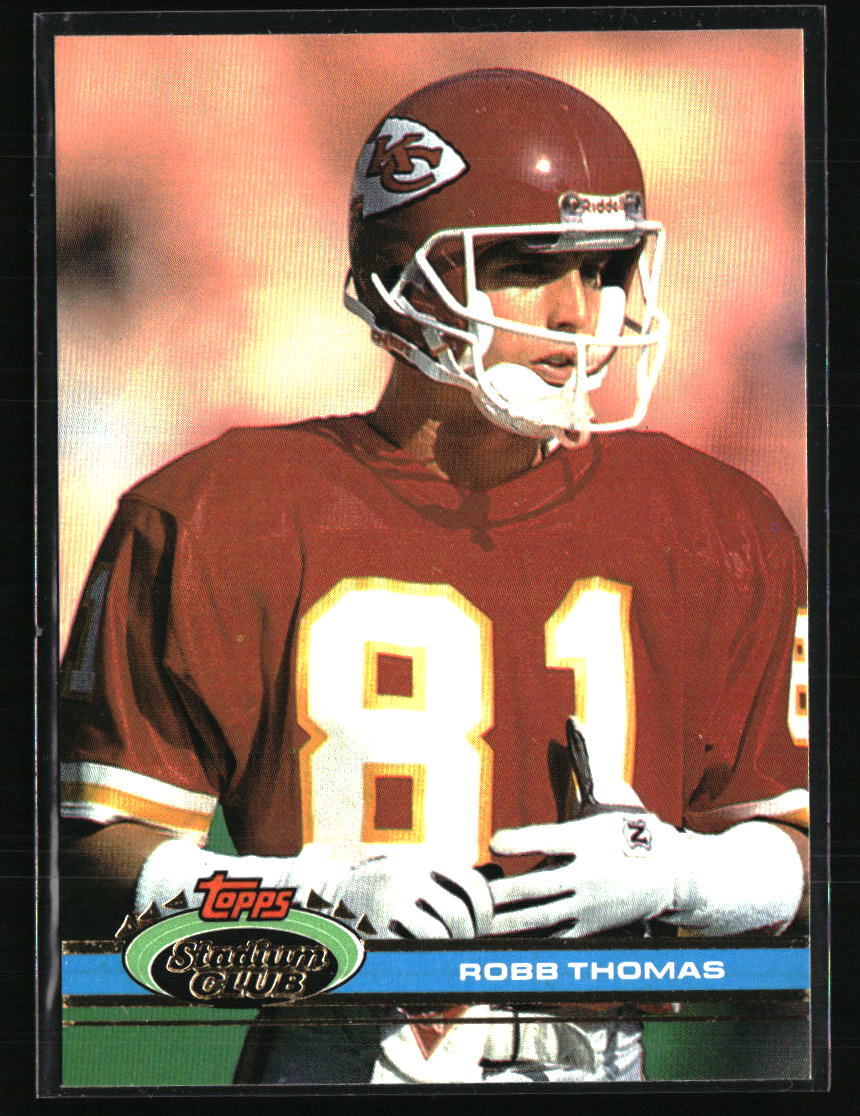 Robb Thomas 1991 Stadium Club #184 Football Card