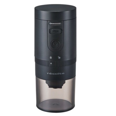 récolte Cordless Coffee Grinder RCM-3 WH/BK USB Rechargable recolte JAPAN NEW