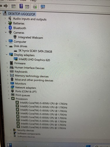 Dell Latitude 7390 13.3” FHD Laptop i5-8350U 250GB SSD 8GB RAM Win 11 Pro - READ - Afbeelding 5 van 15