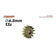 Scaleauto SC-1096E65 Ergal Pinion 13 tooth for 2mm motor shaft,  6,5mm x1 