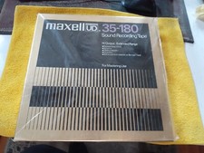 Maxell UD 35-180 1/4" Recording Tape NOS New Old Stock Factory Sealed Wrapper