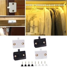 4 Pieces Cabinet Door Switch Wardrobe Touch Switch for Cabinet Door Wardrobe