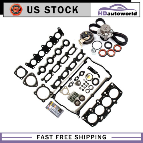 TIMING BELT KIT WATER PUMP HEAD GASKET SET FOR 00-06 VOLKSWAGEN AUDI TT 1.8L