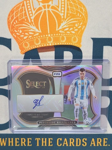 2024-25 Panini Select FIFA Soccer GIOVANI LO CELSO Pitchside Signatures Auto SS