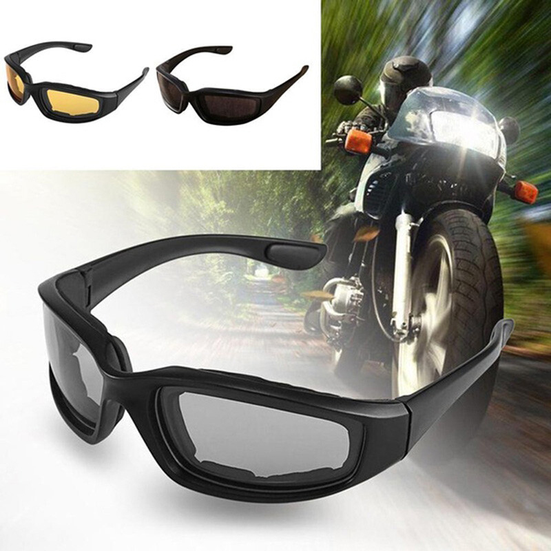 Anti-Glare Motorcycle Glasses Polarized Night Driving Lens Glasses  Sunglasses