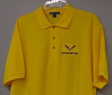 C7 Chevrolet Corvette Embroidered Mens Polo XS-6XL, LT-4XLT Chevy Stingray New