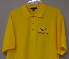 C7 Chevrolet Corvette Embroidered Mens Polo XS-6XL, LT-4XLT Chevy Stingray New