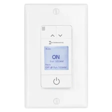 15 Amp 7-Day Indoor Programmable In-Wall Timer with Auto DST and Astro ON/OFF