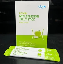 ATOMY Applephenon Jelly Stick Green Apple Weight Loss Slim Body 28pcs Exp: 1/26