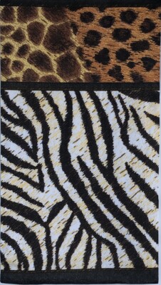 two Individual paper dinner Decoupage napkins Animal Print Leopard Cheetah Zebra