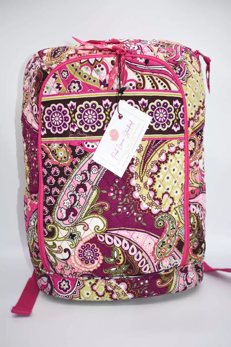 Vera bradley top backpack paisley