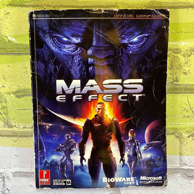 Mass Effect Prima Official Strategy Guide Xbox 360 No Poster Worn Copy