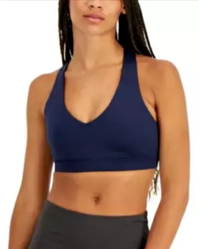 Ideology PERFORMANCE Low Impact Sports Bra INDIGO SEA Size XXL