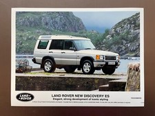 Original Land Rover Discovery ES Press Photo. 8" x 6" Photograph.