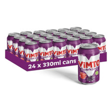 Vimto Fizzy Original Soft Drink Cans 24 x 330ml  Cans