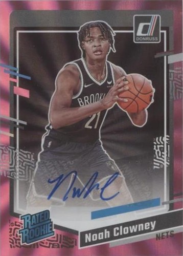 Noah Clowney Auto Relic /99 Auto Recon Panini Nets | eBay