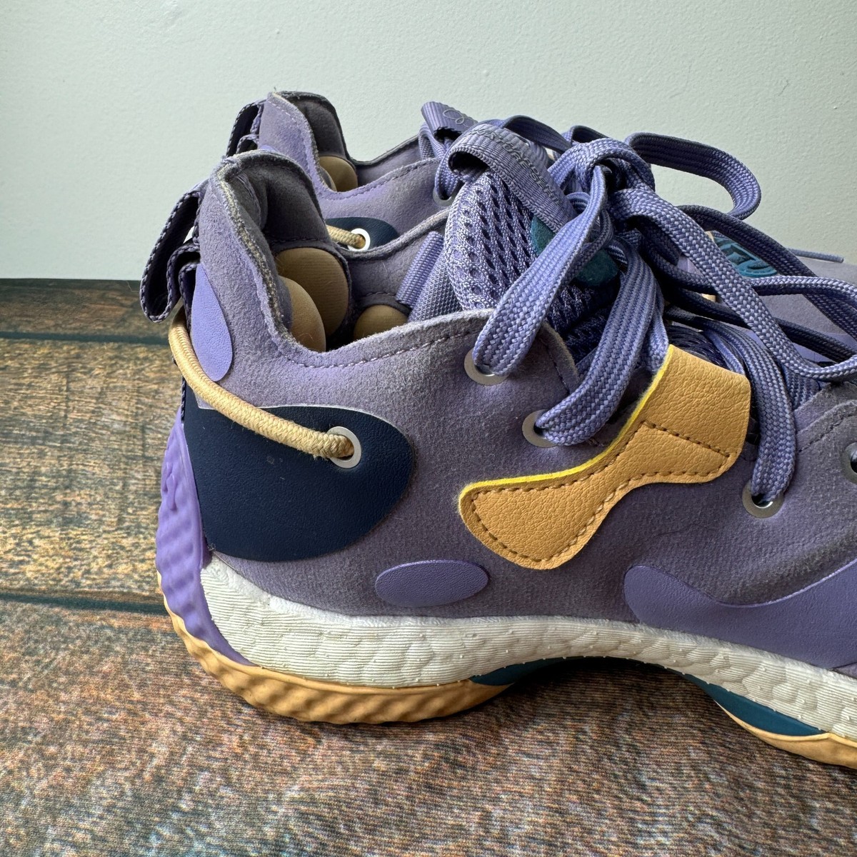 Men\'s Size 12 - Adidas Harden Vol. 6 Magic Lilac Pulse Amber Purple GV9080 New adidas Harden Vol. 6 Basketball Shoes Mens Size 6 Magic  main image 2
