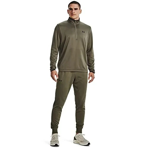 NWT Under Armour Men's Standard Fleece Joggers Green 1290261-361